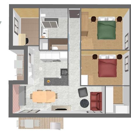 Homey Montaigne - New - A 1 Min A Pied Du Lac D'Annecy - 2 Balcons Prives - Appartement Avec 2 Chambres - Stationnement Gratuit Toute L'Annee Sauf En Ete - Juin A Aout Экстерьер фото