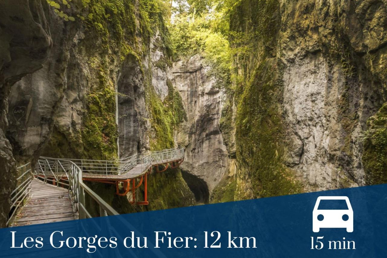 Homey Montaigne - New - A 1 Min A Pied Du Lac D'Annecy - 2 Balcons Prives - Appartement Avec 2 Chambres - Stationnement Gratuit Toute L'Annee Sauf En Ete - Juin A Aout Экстерьер фото